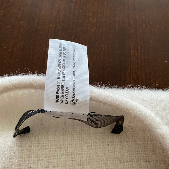 Banana Republic Border Stripe Wool-Blend Poncho - Picture 7 of 8